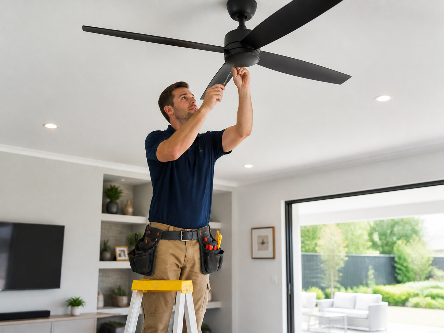 Ceiling Fans & Downlights